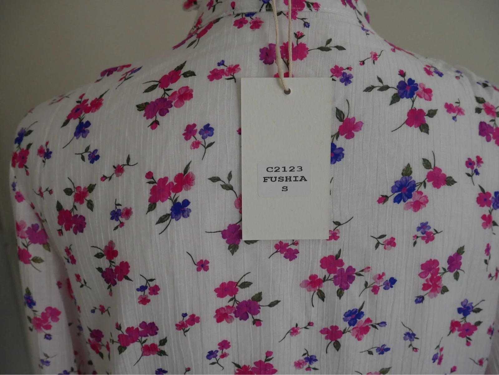 Lichte gebloemde blouse nieuw maat S – photo 7
